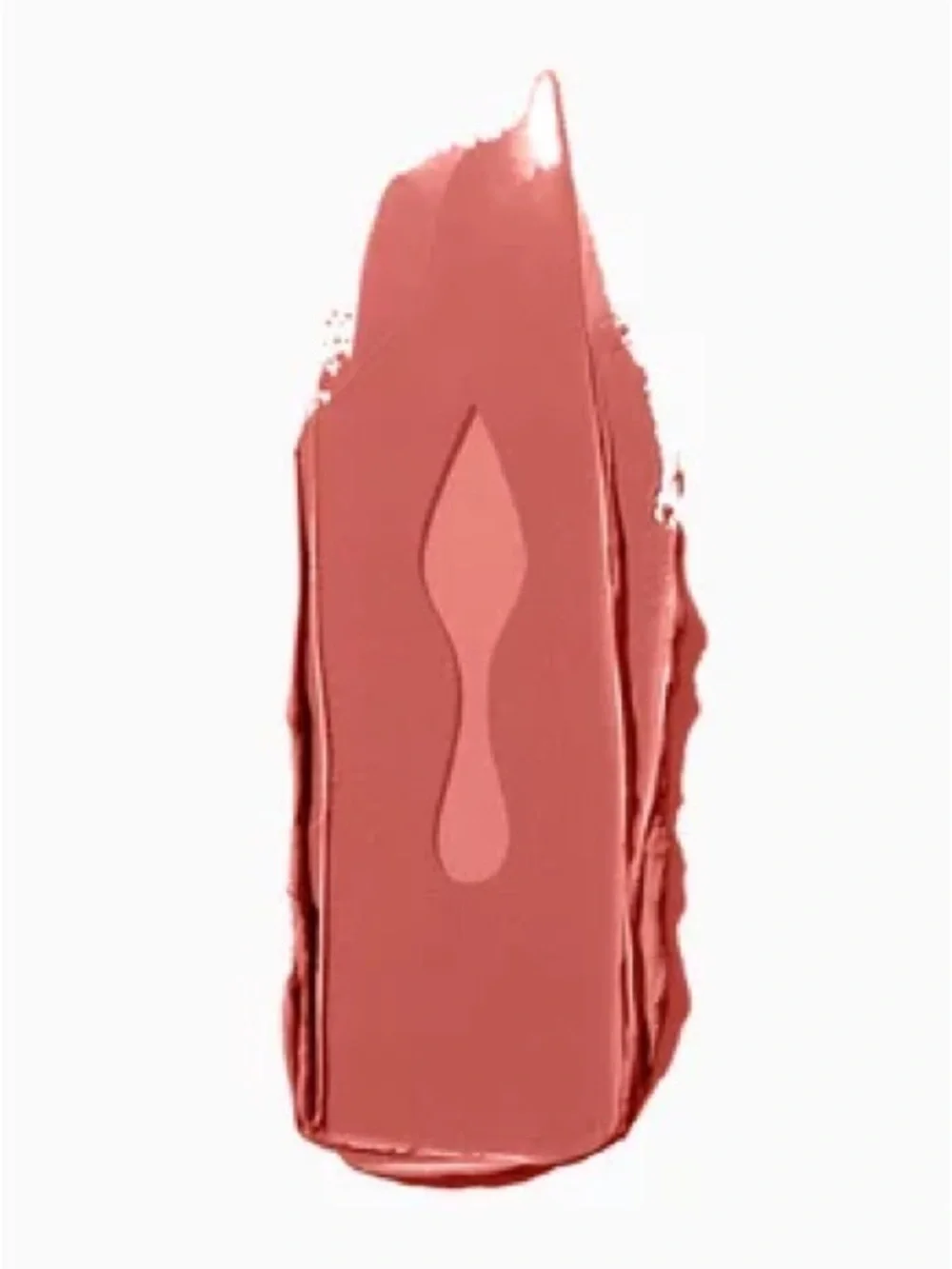 NEW CHRISTIAN LOUBOUTIN Rouge Silky Satin On The Go Lipstick In Soft Goji 355